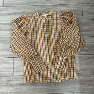 Doen Scarlett Blouse - Orange Meringue XS